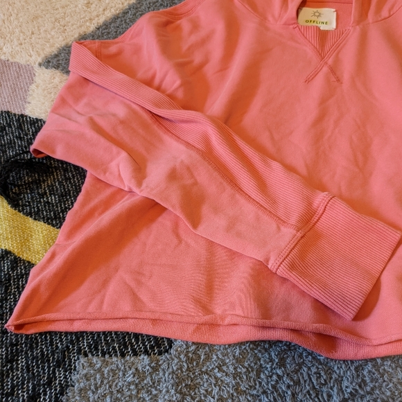 Aerie Offline Cropped Hoodie - Picture 4 of 6